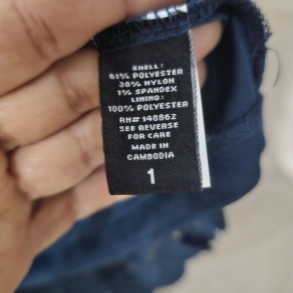 TORRID Floral Lace Mini Skirt Dark Teal Scalloped Hem Size 1X Mod Preppy Teatime - Picture 3 of 8